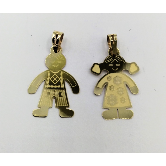 MEDALHA OURO AMARELO 19K