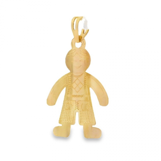 MEDALHA OURO AMARELO 19K