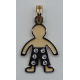 MEDALHA OURO BICOLOR 19K