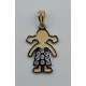 MEDALHA OURO BICOLOR 19K