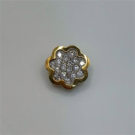 Medalha Ouro Bicolor 19k