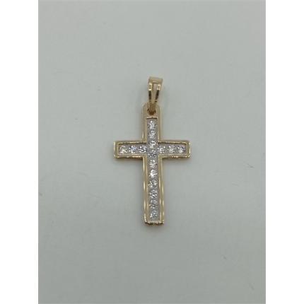 CRUZ OURO AMARELO 19K