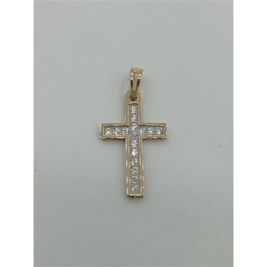 CRUZ OURO AMARELO 19K