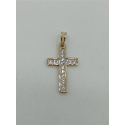 CRUZ OURO AMARELO 19K