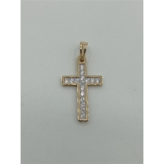 CRUZ OURO AMARELO 19K