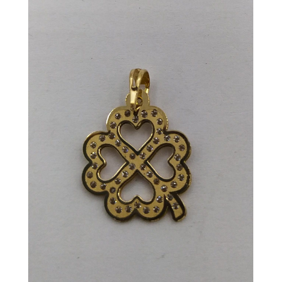 MEDALHA OURO AMARELO 19K