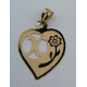 MEDALHA OURO AMARELO 19K