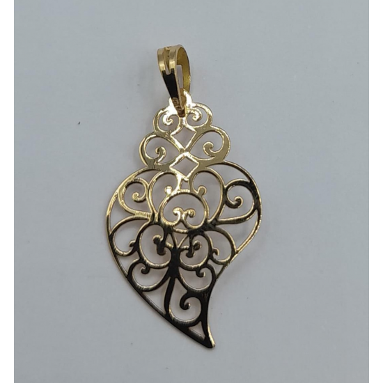 MEDALHA OURO AMARELO 19K