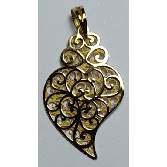 MEDALHA OURO AMARELO 19K