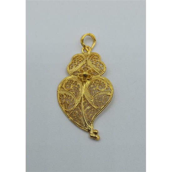 MEDALHA OURO AMARELO 19K