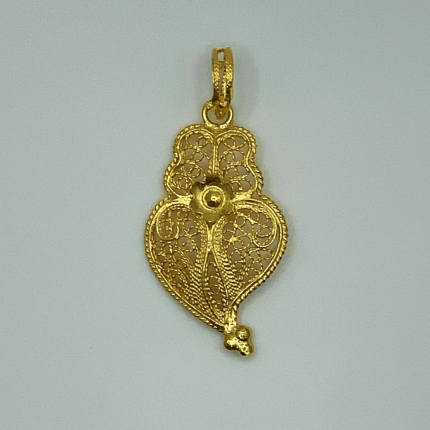 MEDALHA OURO AMARELO 19K