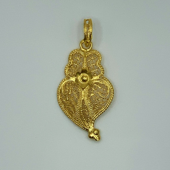 MEDALHA OURO AMARELO 19K