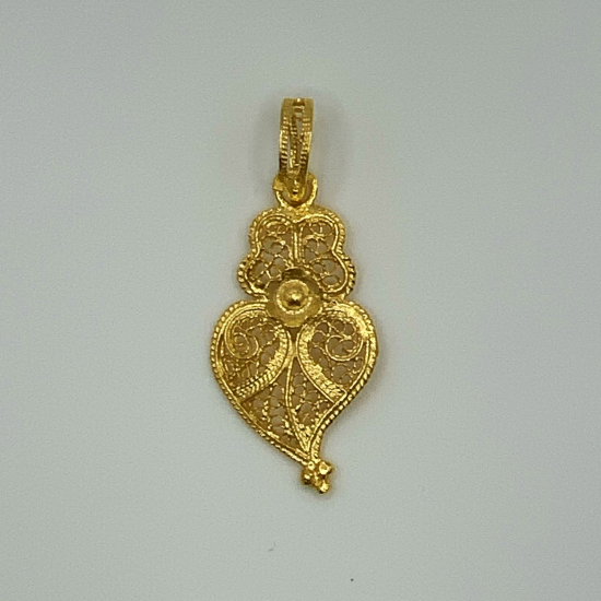MEDALHA OURO AMARELO 19K
