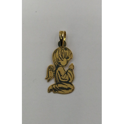 MEDALHA OURO AMARELO 19K