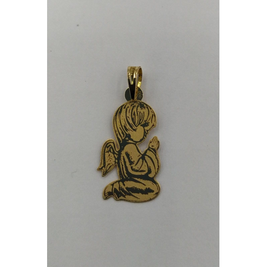 MEDALHA OURO AMARELO 19K