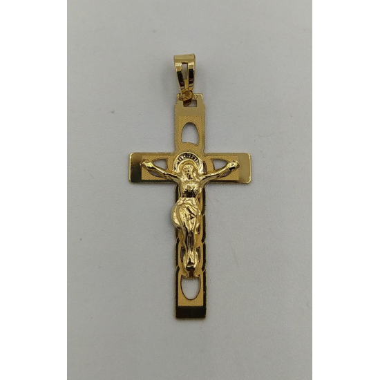 CRUCIFIXO OURO AMARELO 19K