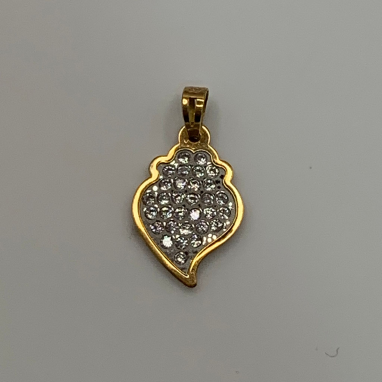 MEDALHA OURO BICOLOR 19K