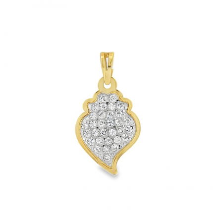 MEDALHA OURO BICOLOR 19K