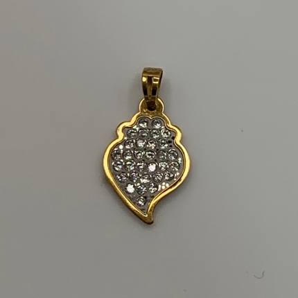 MEDALHA OURO BICOLOR 19K