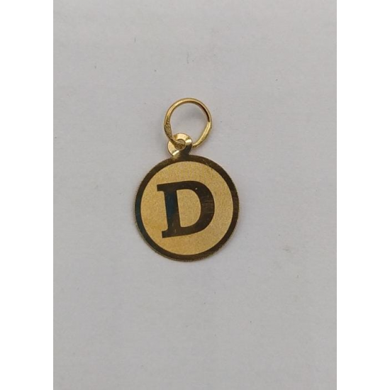 MEDALHA OURO AMARELO 19K