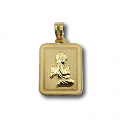 MEDALHA OURO AMARELO 19K