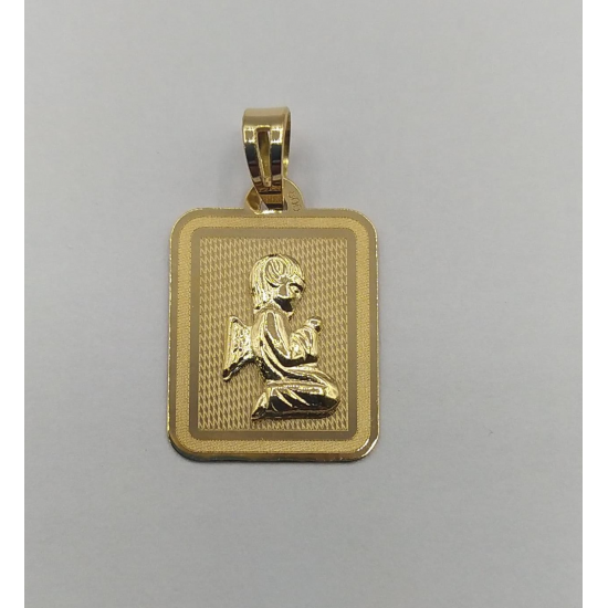 MEDALHA OURO AMARELO 19K