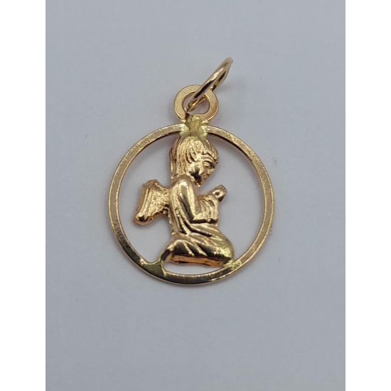 MEDALHA OURO AMARELO 19K