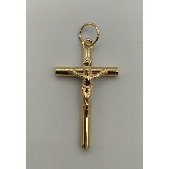 CRUCIFIXO OURO AMARELO 19K