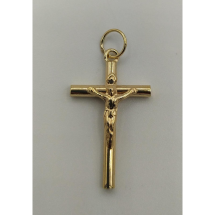 CRUCIFIXO OURO AMARELO 19K