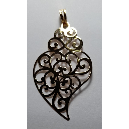 MEDALHA OURO AMARELO 19K