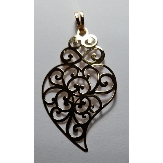 MEDALHA OURO AMARELO 19K