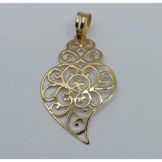 MEDALHA OURO AMARELO 19K