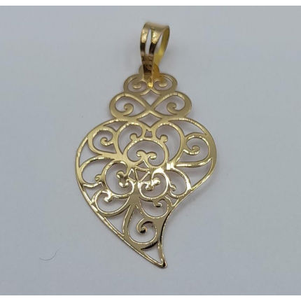 MEDALHA OURO AMARELO 19K