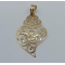 MEDALHA OURO AMARELO 19K