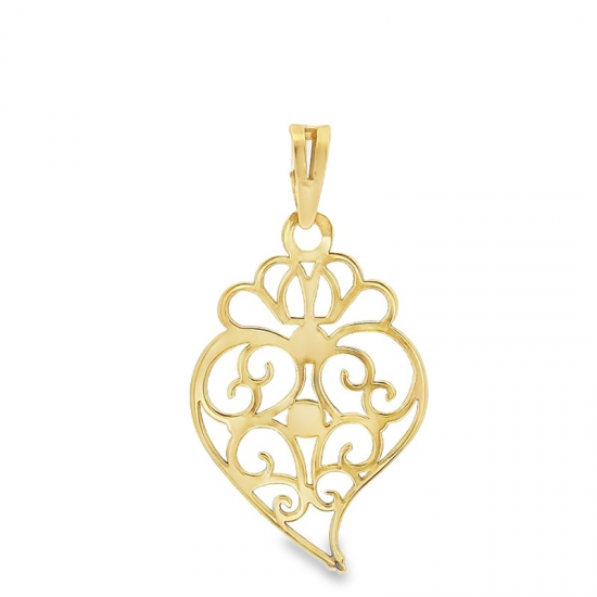 MEDALHA OURO AMARELO 19K