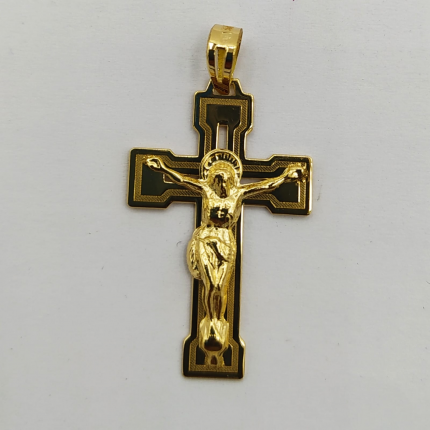 CRUCIFIXO OURO AMARELO 19K