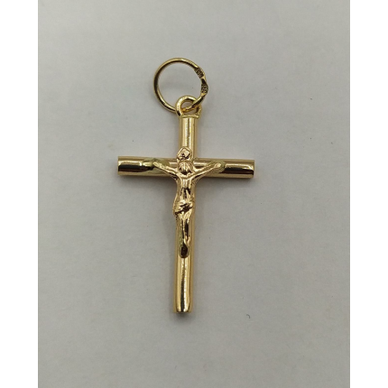 CRUCIFIXO OURO AMARELO 19K