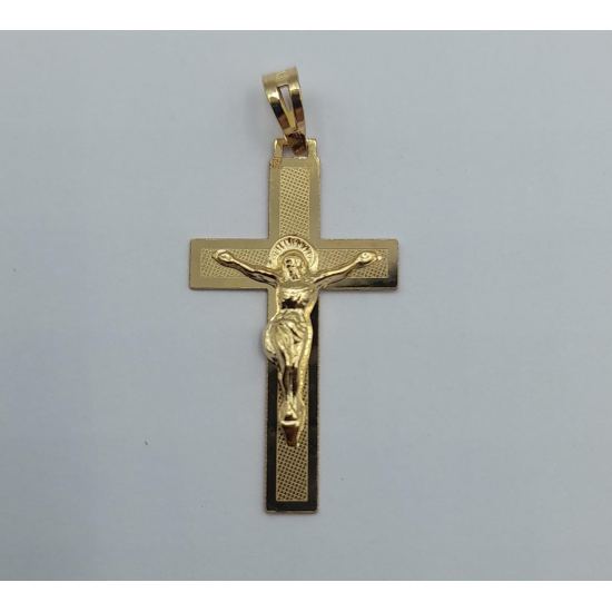 CRUCIFIXO OURO AMARELO 19K
