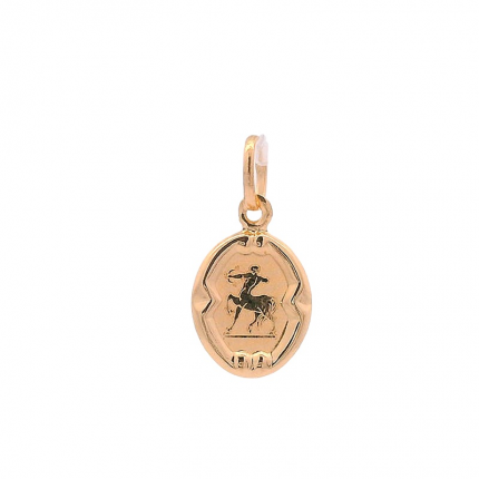 MEDALHA OURO AMARELO 19K