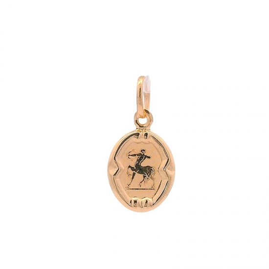 MEDALHA OURO AMARELO 19K