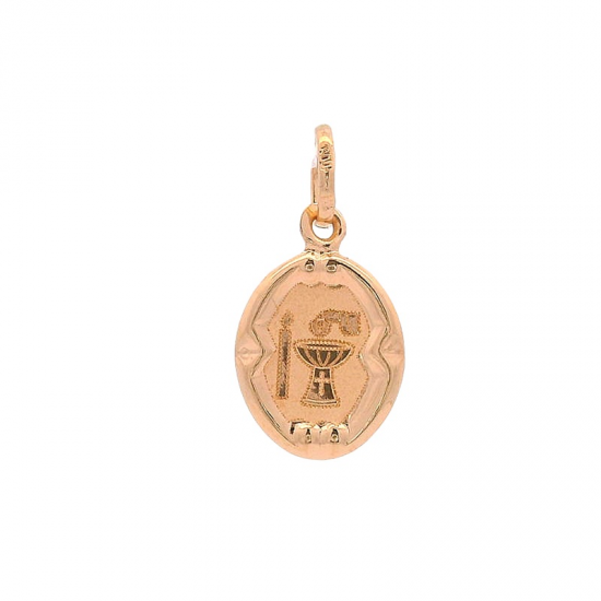 MEDALHA OURO AMARELO 19K
