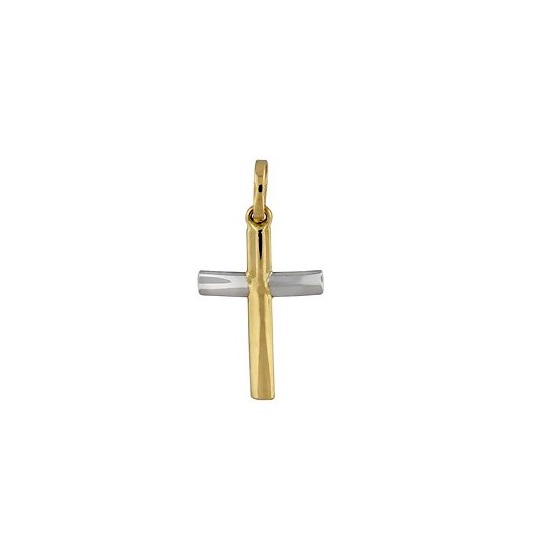 CRUZ OURO BICOLOR 19K CRUZ OURO BICOLOR 19K