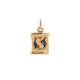 MEDALHA OURO AMARELO 19K