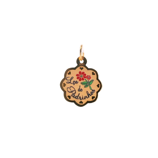 MEDALHA OURO AMARELO 19K