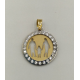 MEDALHA BICOLOR OURO19K MEDALHA BICOLOR OURO19K