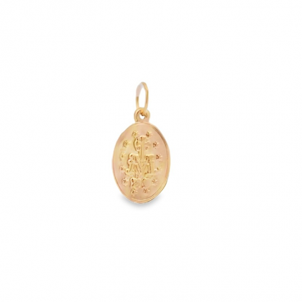 MEDALHA OURO AMARELO 19K