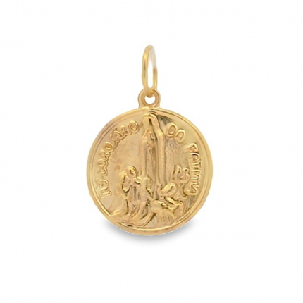 MEDALHA OURO AMARELO 19K
