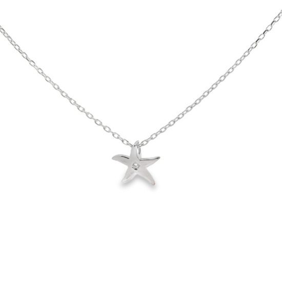 COLAR OURO BRANCO 19K