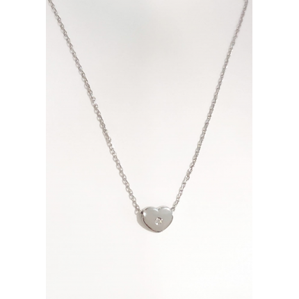 Colar Ouro Branco 19k Colar Ouro Branco 19k