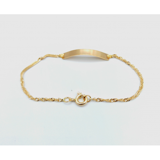 PULSEIRA OURO AMARELO 19K CRIANÇA